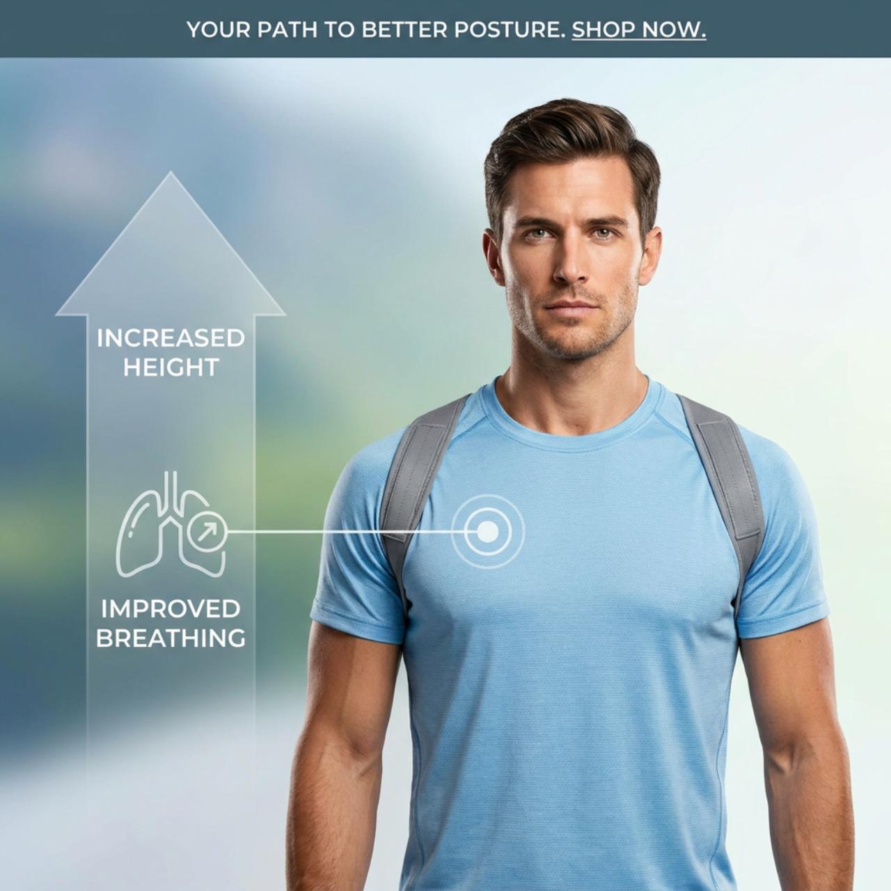 PostureFix Pro — Adjustable Back Brace for Instant Posture Correction