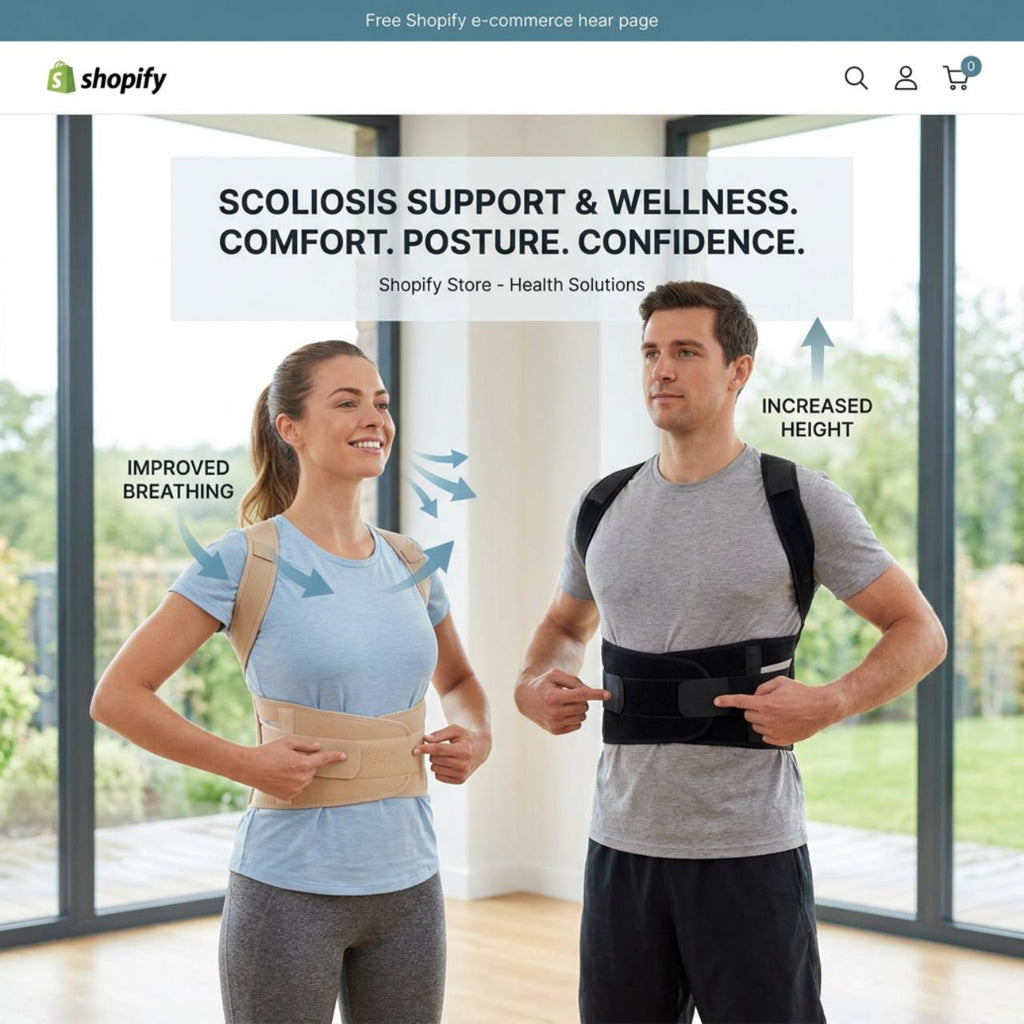 ComfortFit Magnetic Posture Corrector — Adjustable Support for Women & Teens