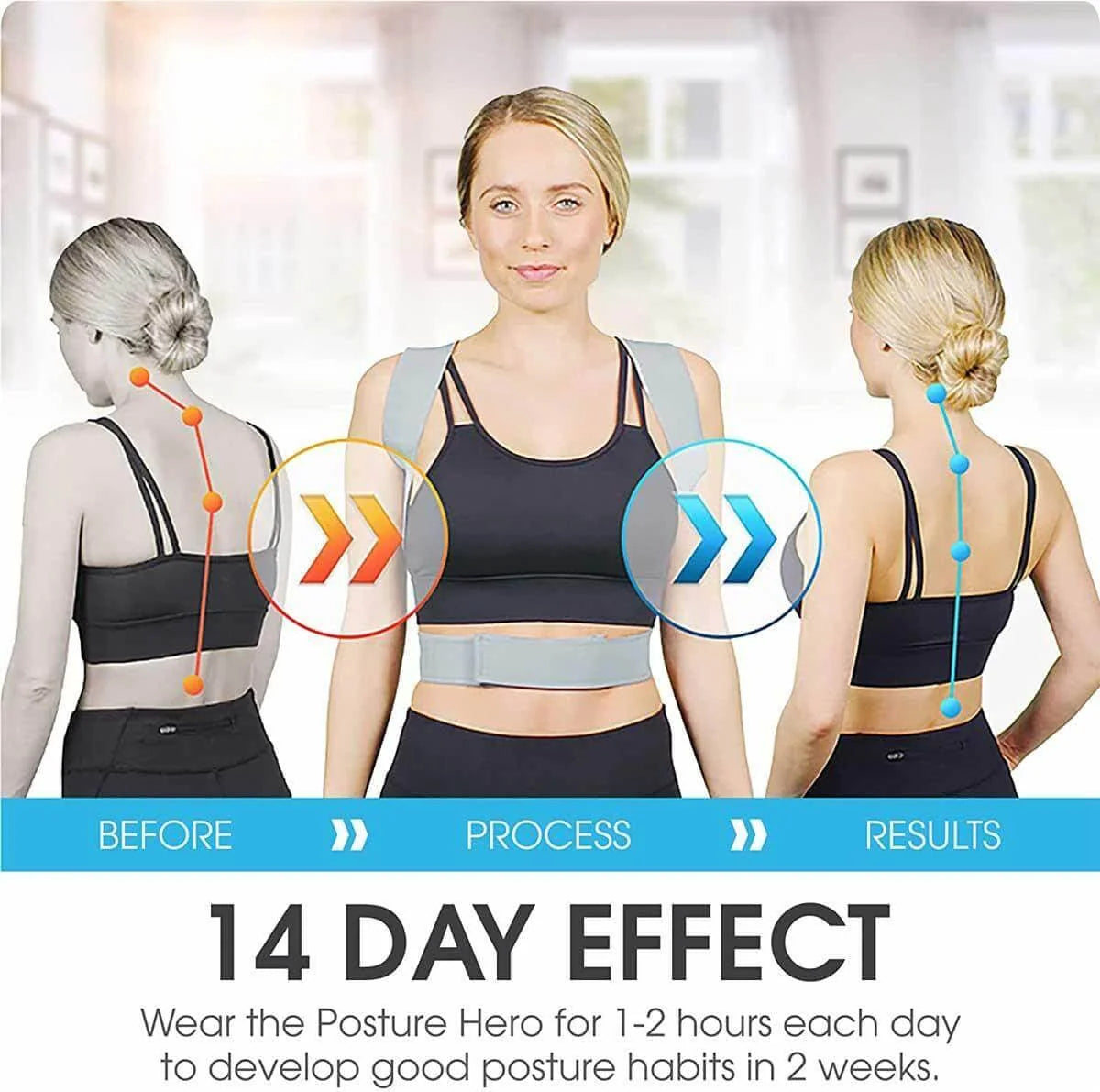 Posture Hero™ Back Brace Posture Corrector - Adjustable Posture Support